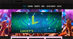 Desktop Screenshot of luckyselectronics.com