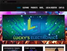 Tablet Screenshot of luckyselectronics.com